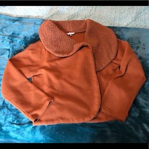 Teddy bear wrap sweater